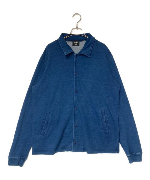 RHC Ron Herman（アールエイチシー ロンハーマン）RHC Ron Herman (アールエイチシー ロンハーマン) インディゴ染め スナップボタンブルゾン ブルー サイズ:Lの古着・服飾アイテム