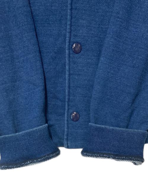 RHC Ron Herman（アールエイチシー ロンハーマン）RHC Ron Herman (アールエイチシー ロンハーマン) インディゴ染め スナップボタンブルゾン ブルー サイズ:Lの古着・服飾アイテム