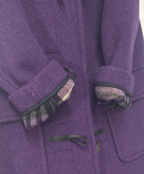 LONDON Tradition（ロンドントラディション）LONDON Tradition (ロンドントラディション) ロングダッフルコート パープル サイズ:34の古着・服飾アイテム