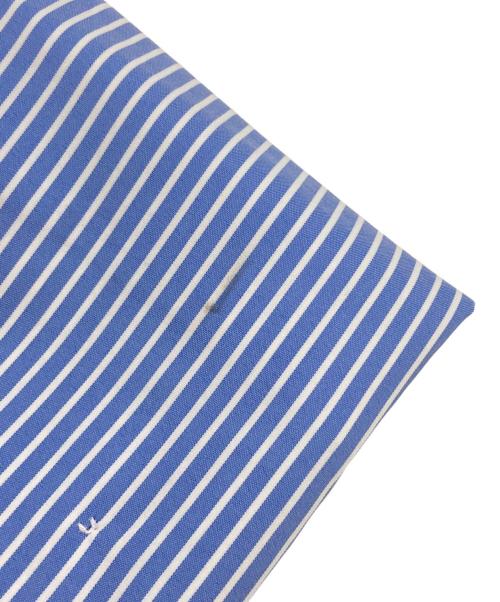 YONFA（ヨンファ）YONFA (ヨンファ) ダブルボタンオーバーシャツ ブルー×ホワイト サイズ:FREEの古着・服飾アイテム