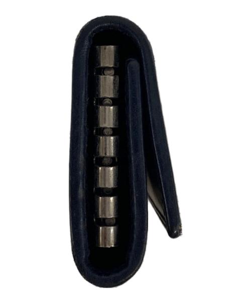 GUCCI（グッチ）GUCCI (グッチ) GGキャンバス6連キーケース ネイビー×ベージュの古着・服飾アイテム