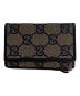 GUCCI（グッチ）の古着「GGキャンバス6連キーケース」｜ネイビー×ベージュ