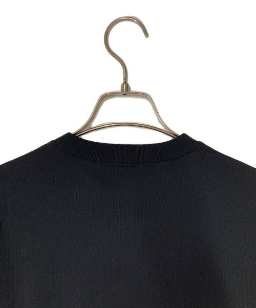 CABAN（キャバン）CABAN (キャバン) ファインポリエステル ハーフスリーブポケットカーディガン ブラック サイズ:Sの古着・服飾アイテム