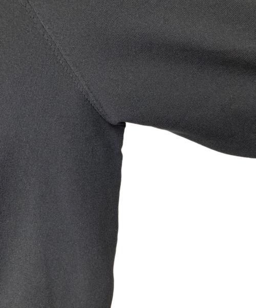 CABAN（キャバン）CABAN (キャバン) ファインポリエステル ハーフスリーブポケットカーディガン ブラック サイズ:Sの古着・服飾アイテム