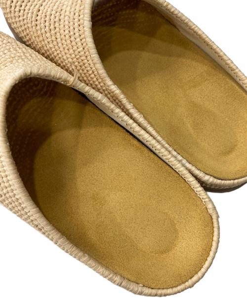 Contre Allee（コントレアリー）Contre Allee (コントレアリー) BOUSBIR スリッポン ベージュ サイズ:37の古着・服飾アイテム