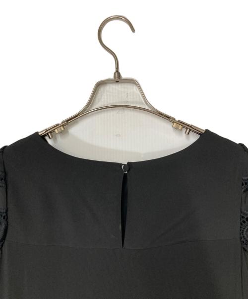 Sybilla（シビラ）Sybilla (シビラ) カットワークサークル刺繍ワンピース ブラック サイズ:Mの古着・服飾アイテム