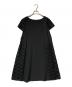 Sybilla（シビラ）の古着「カットワークサークル刺繍ワンピース」｜ブラック