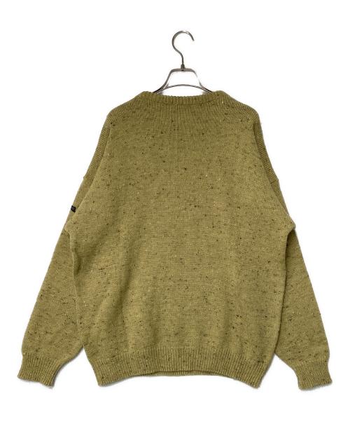 BOSS HUGO BOSS（ボス ヒューゴボス）BOSS HUGO BOSS (ボス ヒューゴボス) アーガイルニット ドイツ製 イエロー サイズ:52の古着・服飾アイテム