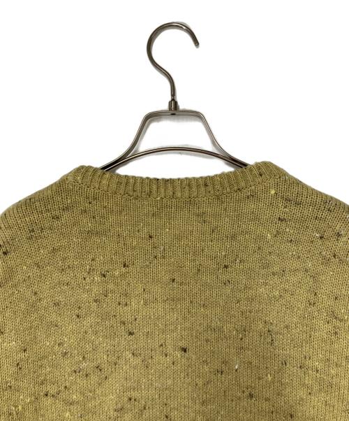 BOSS HUGO BOSS（ボス ヒューゴボス）BOSS HUGO BOSS (ボス ヒューゴボス) アーガイルニット ドイツ製 イエロー サイズ:52の古着・服飾アイテム