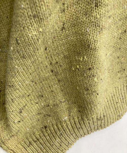 BOSS HUGO BOSS（ボス ヒューゴボス）BOSS HUGO BOSS (ボス ヒューゴボス) アーガイルニット ドイツ製 イエロー サイズ:52の古着・服飾アイテム