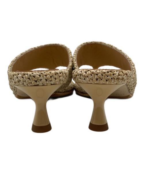 DEAR FRANCES（ディアフランセス）DEAR FRANCES (ディアフランセス) ヒールサンダル イタリア製 ベージュ サイズ:36の古着・服飾アイテム