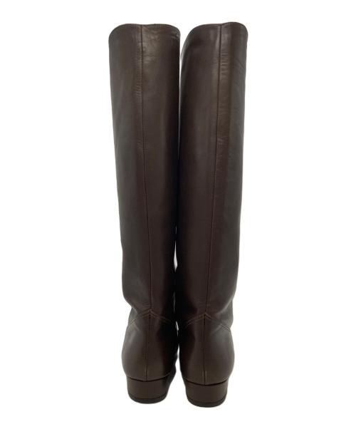 FABIO RUSCONI（ファビオルスコーニ）FABIO RUSCONI (ファビオルスコーニ) ロングブーツ ブラウン サイズ:37の古着・服飾アイテム