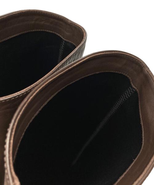 FABIO RUSCONI（ファビオルスコーニ）FABIO RUSCONI (ファビオルスコーニ) ロングブーツ ブラウン サイズ:37の古着・服飾アイテム