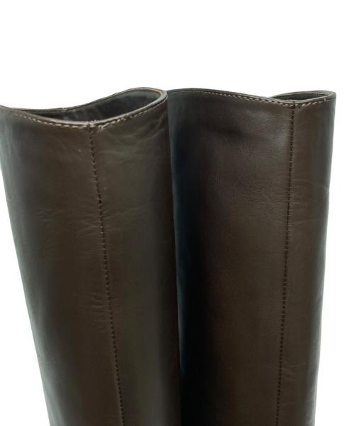 FABIO RUSCONI（ファビオルスコーニ）FABIO RUSCONI (ファビオルスコーニ) ロングブーツ ブラウン サイズ:37の古着・服飾アイテム