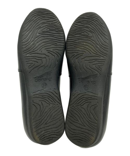 dansko（ダンスコ）dansko (ダンスコ) LARISA ラリサ レザースリッポン Leather upper ブラック サイズ:36の古着・服飾アイテム