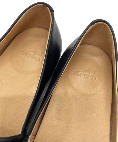 dansko（ダンスコ）dansko (ダンスコ) LARISA ラリサ レザースリッポン Leather upper ブラック サイズ:36の古着・服飾アイテム
