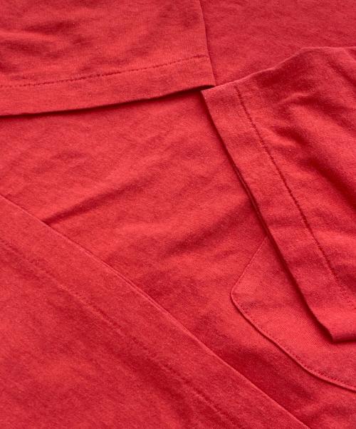 Hanes（ヘインズ）Hanes (ヘインズ) バックプリントTシャツ LED ZEPPELIN 80's U.S.A製 レッド サイズ:Lの古着・服飾アイテム