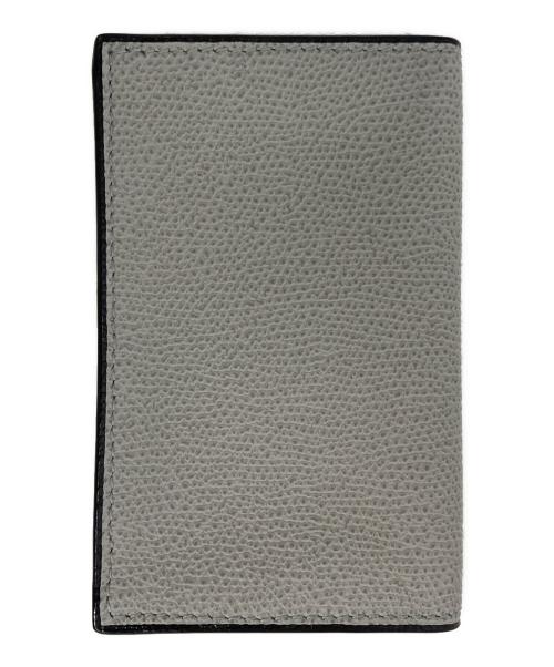 Valextra（ヴァレクストラ）Valextra (ヴァレクストラ) 名刺ケース/カードケース グレーの古着・服飾アイテム