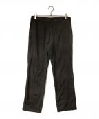COMME des GARCONS HOMMEコムデギャルソン オム）の古着「製品染めストレートパンツ」｜ブラック