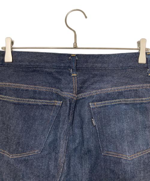 YAECA（ヤエカ）YAECA (ヤエカ) デニム ワイドテーパードパンツ インディゴ サイズ:81cm (W32)の古着・服飾アイテム