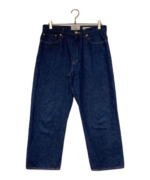 YAECA（ヤエカ）YAECA (ヤエカ) Wide Croped Denim Pants ワイドクロップドデニムパンツ インディゴ サイズ:SIZE 81cm (W32)の古着・服飾アイテム
