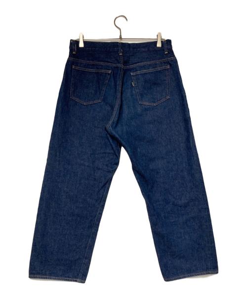 YAECA（ヤエカ）YAECA (ヤエカ) Wide Croped Denim Pants ワイドクロップドデニムパンツ インディゴ サイズ:SIZE 81cm (W32)の古着・服飾アイテム