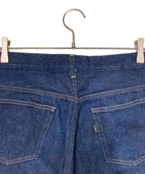 YAECA（ヤエカ）YAECA (ヤエカ) Wide Croped Denim Pants ワイドクロップドデニムパンツ インディゴ サイズ:SIZE 81cm (W32)の古着・服飾アイテム