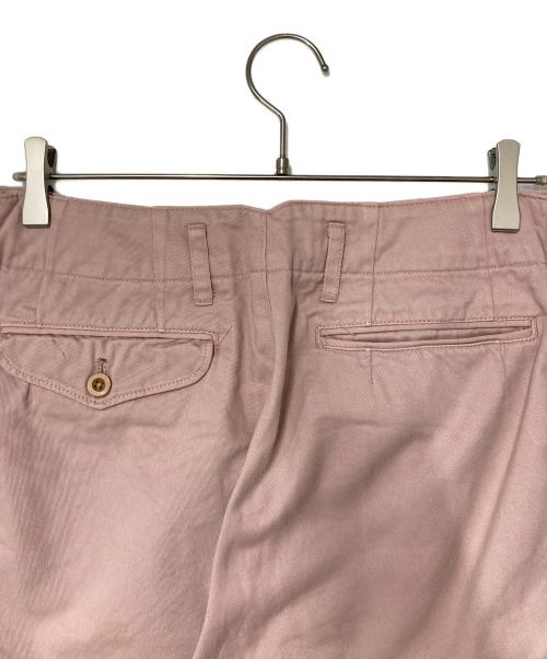 kolor/BEACON（カラービーコン）kolor/BEACON (カラービーコン) 製品染めチノクロスパンツ ピンク サイズ:3の古着・服飾アイテム