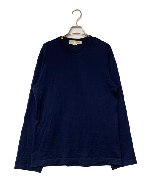 COMME des GARCONS SHIRT（コムデギャルソンシャツ）COMME des GARCONS SHIRT (コムデギャルソンシャツ) ウールカットソー フランス製 ネイビー サイズ:Mの古着・服飾アイテム