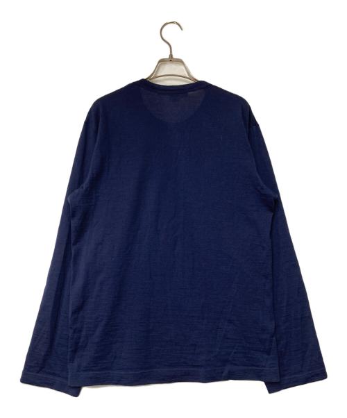 COMME des GARCONS SHIRT（コムデギャルソンシャツ）COMME des GARCONS SHIRT (コムデギャルソンシャツ) ウールカットソー フランス製 ネイビー サイズ:Mの古着・服飾アイテム