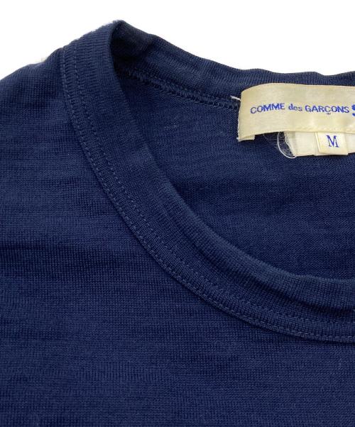 COMME des GARCONS SHIRT（コムデギャルソンシャツ）COMME des GARCONS SHIRT (コムデギャルソンシャツ) ウールカットソー フランス製 ネイビー サイズ:Mの古着・服飾アイテム
