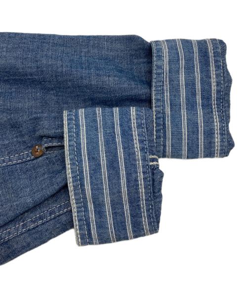 eYe COMME des GARCONS JUNYAWATANABE MAN（アイ コム デ ギャルソン ジュンヤ ワタナベ マン）eYe COMME des GARCONS JUNYAWATANABE MAN (アイ コム デ ギャルソン ジュンヤ ワタナベ マン) LEVI'S (リーバイス) ダンガリーラウンドカラーシャツ インディゴ サイズ:Sの古着・服飾アイテム