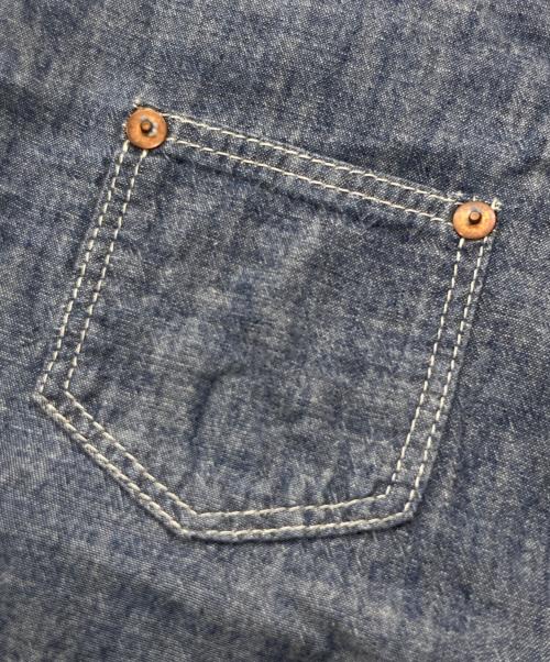 eYe COMME des GARCONS JUNYAWATANABE MAN（アイ コム デ ギャルソン ジュンヤ ワタナベ マン）eYe COMME des GARCONS JUNYAWATANABE MAN (アイ コム デ ギャルソン ジュンヤ ワタナベ マン) LEVI'S (リーバイス) ダンガリーラウンドカラーシャツ インディゴ サイズ:Sの古着・服飾アイテム