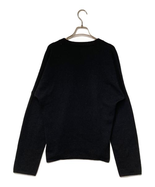 COMME des GARCONS HOMME PLUS（コムデギャルソンオムプリュス）COMME des GARCONS HOMME PLUS (コムデギャルソンオムプリュス) ウールVネックニット ブラック サイズ:Sの古着・服飾アイテム