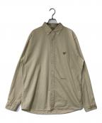 HUMAN MADEヒューマンメイド）の古着「ボタンダウンシャツ/オックスフォードシャツ」｜ベージュ