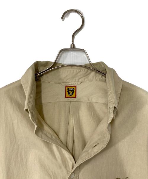 HUMAN MADE（ヒューマンメイド）HUMAN MADE (ヒューマンメイド) ボタンダウンシャツ/オックスフォードシャツ ベージュ サイズ:XXLの古着・服飾アイテム