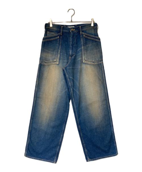 ROTOL（ロトル）ROTOL (ロトル) DOUBLE SEAM DENIM PANTS/ダブル シーム デニム パンツ インディゴ サイズ:2の古着・服飾アイテム