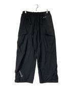 D-VEC×ALMOSTBLACKディーベック×オールモストブラック）の古着「WINDSTOPPER BY GORE-TEX LABS 3L COAST GUARD TROUSERS」｜ブラック