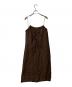 CABANABASH (カバナバシュ) Ron Herman (ロンハーマン) リネン混キャミソールワンピース ブラウン サイズ:S：5000円