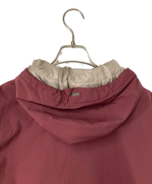 HERNO（ヘルノ）HERNO (ヘルノ) ナイロン パデッド  フーデッド ジャケット ボルドー サイズ:50の古着・服飾アイテム