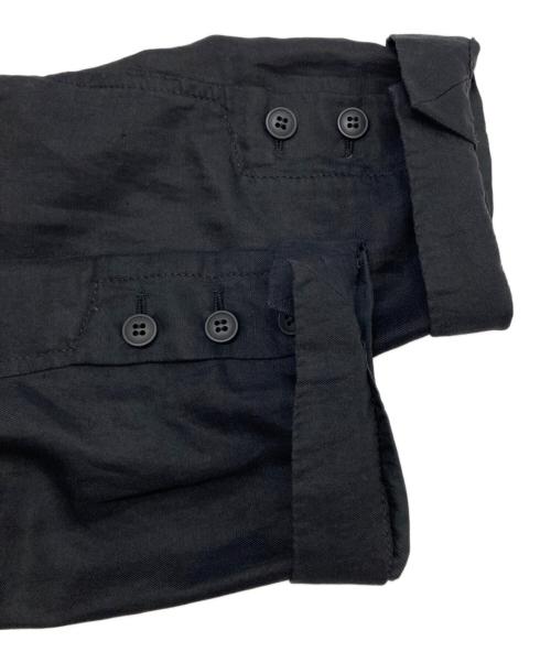 Vivienne Westwood man（ヴィヴィアン ウェストウッド マン）Vivienne Westwood man (ヴィヴィアン ウェストウッド マン) シルクリネンミリタリージャケット ブラック サイズ:46の古着・服飾アイテム