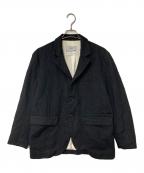 YAECAヤエカ）の古着「Wool Linen Jacket ウールリネンジャケット」｜ブラック