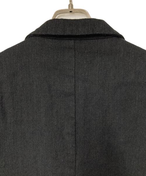 YAECA（ヤエカ）YAECA (ヤエカ) Wool Linen Jacket ウールリネンジャケット ブラック サイズ:Mの古着・服飾アイテム