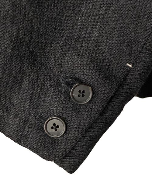 YAECA（ヤエカ）YAECA (ヤエカ) Wool Linen Jacket ウールリネンジャケット ブラック サイズ:Mの古着・服飾アイテム