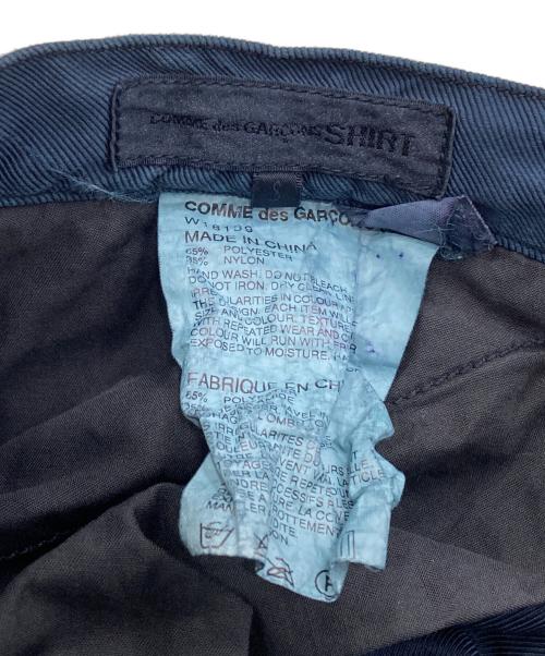 COMME des GARCONS SHIRT（コムデギャルソンシャツ）COMME des GARCONS SHIRT (コムデギャルソンシャツ) ムラ染め加工パンツ ネイビー サイズ:Sの古着・服飾アイテム