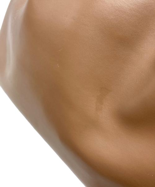 GIANNI CHIARINI（ジャンニ キアリーニ）GIANNI CHIARINI (ジャンニ キアリーニ) レザーハンドバッグ ブラウンの古着・服飾アイテム