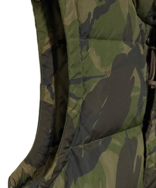 POLO RALPH LAUREN（ポロ・ラルフローレン）POLO RALPH LAUREN (ポロ・ラルフローレン) カモ柄ダウンベスト オリーブ サイズ:Sの古着・服飾アイテム