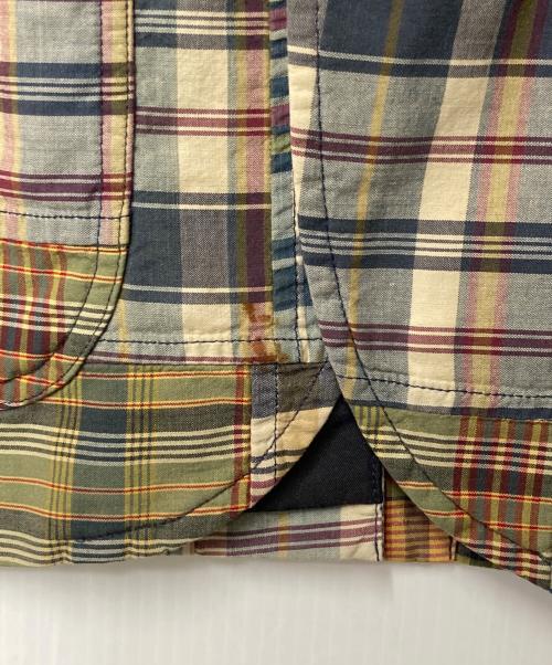 POLO RALPH LAUREN（ポロ・ラルフローレン）POLO RALPH LAUREN (ポロ・ラルフローレン) パッチワーク チェックテーラードジャケット マルチカラー サイズ:36Rの古着・服飾アイテム