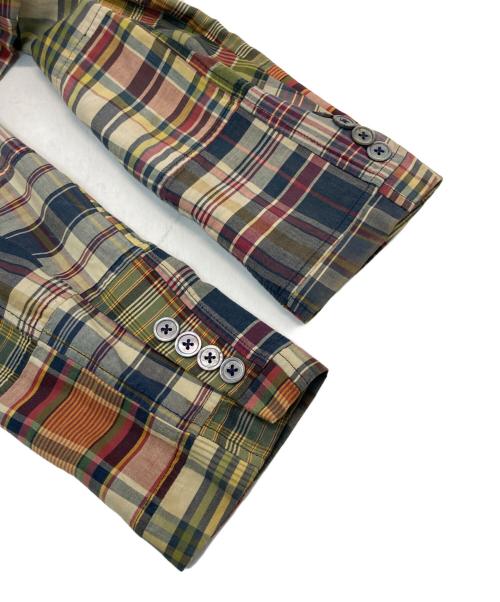 POLO RALPH LAUREN（ポロ・ラルフローレン）POLO RALPH LAUREN (ポロ・ラルフローレン) パッチワーク チェックテーラードジャケット マルチカラー サイズ:36Rの古着・服飾アイテム