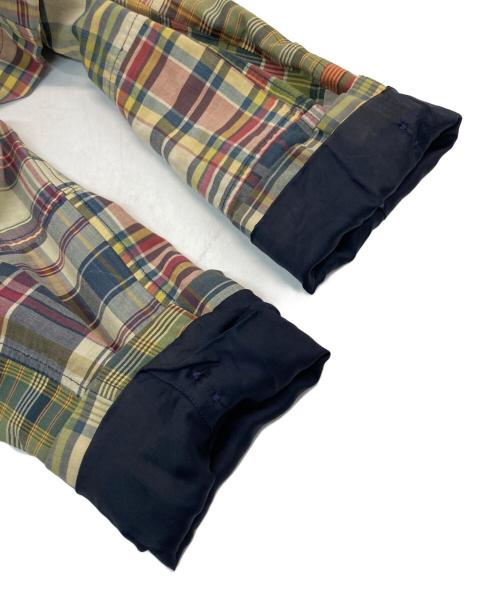POLO RALPH LAUREN（ポロ・ラルフローレン）POLO RALPH LAUREN (ポロ・ラルフローレン) パッチワーク チェックテーラードジャケット マルチカラー サイズ:36Rの古着・服飾アイテム